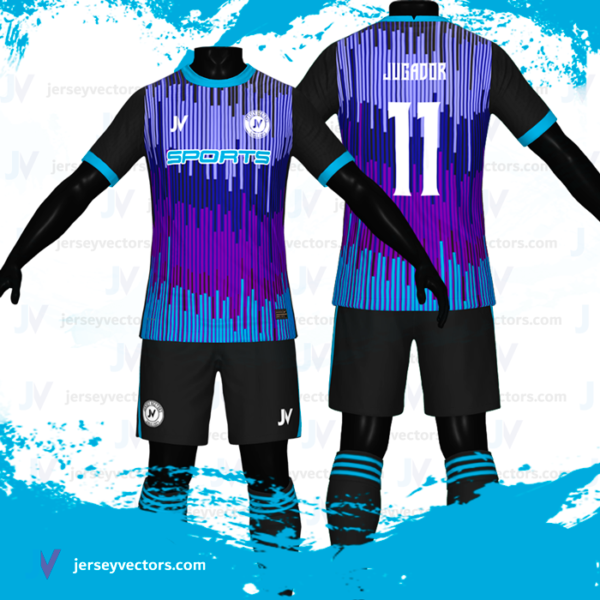 Jersey Vectors Lineas Colors - Image 3