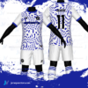 Jersey Vectors White Blue Lineas - Image 3