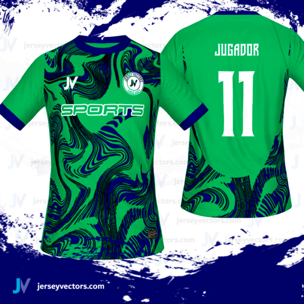 Jersey Vectors  Green  Blues - Image 3