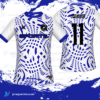 Jersey Vectors White Blue Lineas - Image 2