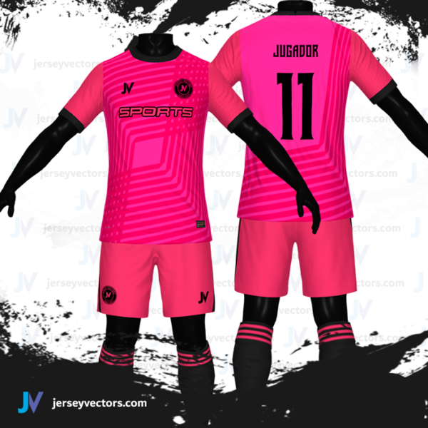 Jersey Vectors Pink Colors - Image 2