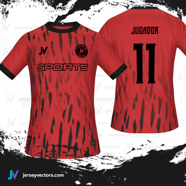 Jersey Vectors Red Degrade - Image 3