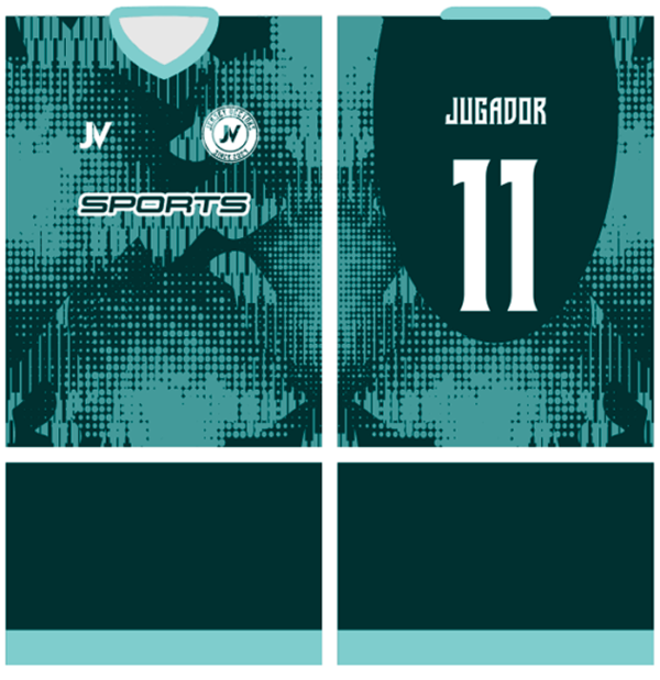 Jersey Vectors Green Pointillizer